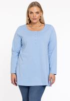 Yoek Tuniek flare knopen | Licht Blauw | Maat 54/56