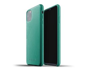 Mujjo Leather Case iPhone 11 Pro Max groen - MUJJO-CL-003-AG