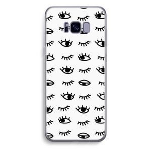 Eye pattern #2: Samsung Galaxy S8 Plus Transparant Hoesje