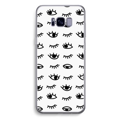 Eye pattern #2: Samsung Galaxy S8 Plus Transparant Hoesje