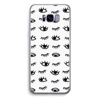 Eye pattern #2: Samsung Galaxy S8 Plus Transparant Hoesje