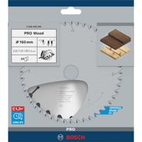 Bosch Professional Cirkelzaagblad PRO Wood | Ø 160 x 2,6 x 20mm 24T - 2608640596