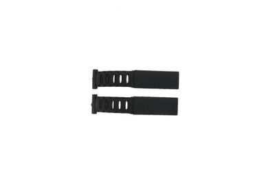 Seiko horlogeband 5M42-0E39 Silicoon Zwart 19mm