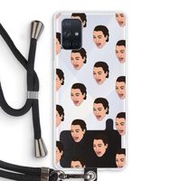 Ugly Cry Call: Samsung Galaxy A71 Transparant Hoesje met koord