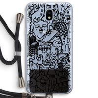 Vexx Black Mixtape: Samsung Galaxy J5 (2017) Transparant Hoesje met koord