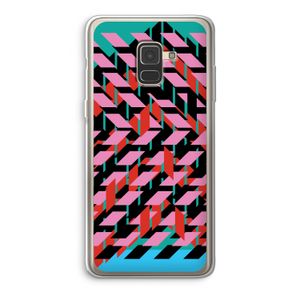 Skew Blush 2: Samsung Galaxy A8 (2018) Transparant Hoesje