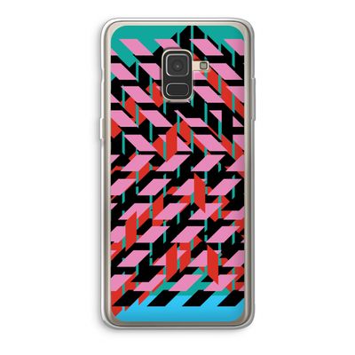 Skew Blush 2: Samsung Galaxy A8 (2018) Transparant Hoesje