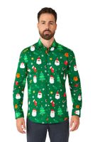 Kerst Overhemd Santaboss Heren
