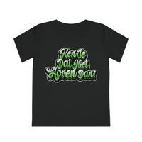 T-shirt regular zwart - kids - Ken je dat niet horen dan