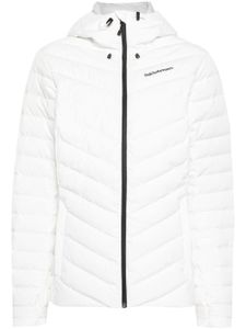 Peak Performance veste de ski Frost à design matelassée - Blanc