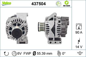 Valeo Alternator/Dynamo 437504