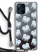 Octopussen: Oppo Find X3 Transparant Hoesje met koord