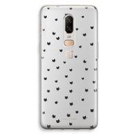 Kleine kattenkopjes: OnePlus 6 Transparant Hoesje