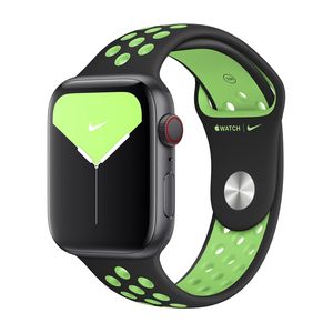 Apple origineel Nike Sport Band Apple Watch 38mm / 40mm / 41mm Black / Lime Blast - MXQW2ZM/A