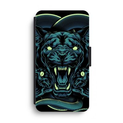 Cougar and Vipers: iPhone XS Max Flip Hoesje