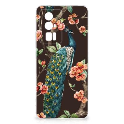 Xiaomi Poco F5 Pro | TPU Hoesje | Pauw met Bloemen