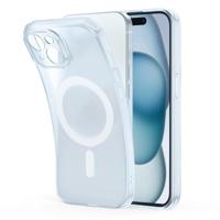 iPhone 15 Plus Zero Clear Case (HaloLock) - Frosted Blue