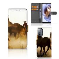 Motorola Moto G31 | G41 | Telefoonhoesje | Met pasjeshouder | Design Cowboy