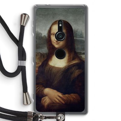Mona Lisa: Sony Xperia XZ2 Transparant Hoesje met koord