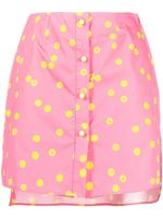 Chiara Ferragni tennis-ball print mini skirt - Rose Chiara Ferragni tennis-ball print mini skirt - Rose