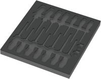 Wera 9811 Schuimrubberen inzetstuk voor VDE schroevendraaiers Set 1, zonder gereedschap, 344 x 30 x 392 mm - 05137311001 Wera 9811 Schuimrubberen inzetstuk voor VDE schroevendraaiers Set 1, zonder gereedschap, 344 x 30 x 392 mm - 05137311001