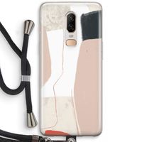 Lava: OnePlus 6 Transparant Hoesje met koord