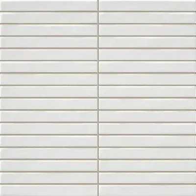 Pencil Kromo White mozaiektegel 35x35 wit