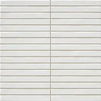 Pencil Kromo White mozaiektegel 35x35 wit