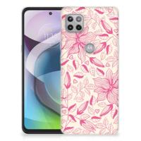 Motorola Moto G 5G | TPU Case | Pink Flowers