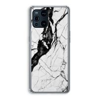 Witte marmer 2: Oppo Find X3 Pro Transparant Hoesje