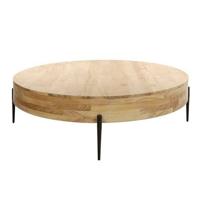 Fraaai Dario ronde salontafel Ø120 cm - massief acacia naturel