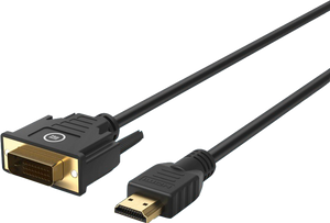 BlueBuilt HDMI naar DVI-D Dual Link Kabel 2 Meter Zwart