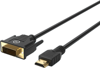 BlueBuilt HDMI naar DVI-D Dual Link Kabel 2 Meter Zwart - thumbnail