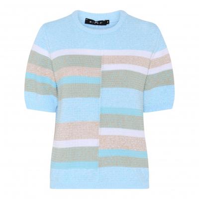 micha - Blauw | Dames | Trui | Blauw | M | regular | Kamst mode