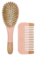 Bachca Paris Baby Pink Brush Set 2 stuk Haarborstel 2 pc