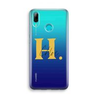 Amber Script: Huawei P Smart (2019) Transparant Hoesje