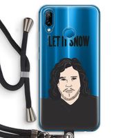 Let It Snow: Huawei P20 Lite Transparant Hoesje met koord