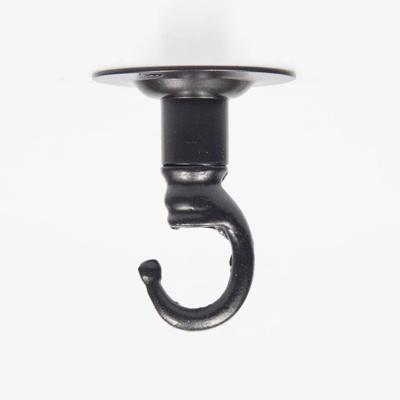 Plafondhaak zwart zwaar 10 KG lamp ophangen