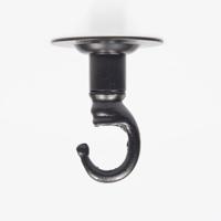 Plafondhaak zwart zwaar 10 KG lamp ophangen