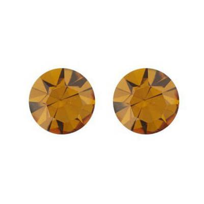 Biba Oorbellen met Swarovski Steentje Topaz