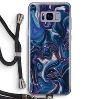 Mirrored Mirage: Samsung Galaxy S8 Plus Transparant Hoesje met koord
