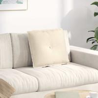 Rugkussen Crme 50 x 45 cm Cordstof
