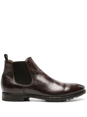 Officine Creative bottines Temple 008 en cuir - Marron