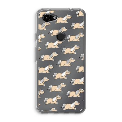 Ponys: Google Pixel 3a Transparant Hoesje