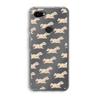Ponys: Google Pixel 3a Transparant Hoesje