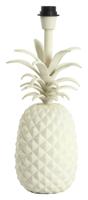 Light & Living Tafellamp 'Pineapple' 42cm, kleur Crème (excl. kap)