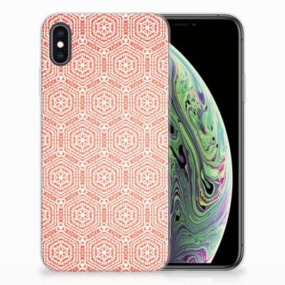 Apple iPhone Xs Max | TPU bumper | Pattern Orange