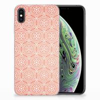 Apple iPhone Xs Max | TPU bumper | Pattern Orange