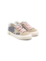 Golden Goose Kids baskets Super-star à paillettes - Gris