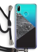 Combinatie marmer: Huawei P Smart (2019) Transparant Hoesje met koord